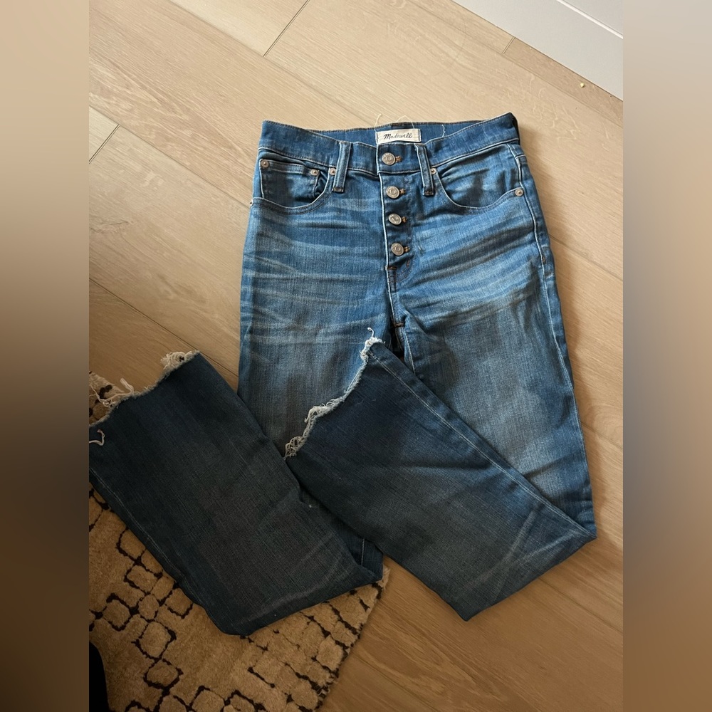 Madewell cali Demi boot jeans